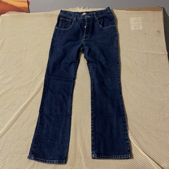 FUBU Classic Stretch Bootcut Womens Jeans Size 11/12 Mid Rise Medium Wash Blue - Picture 10 of 11